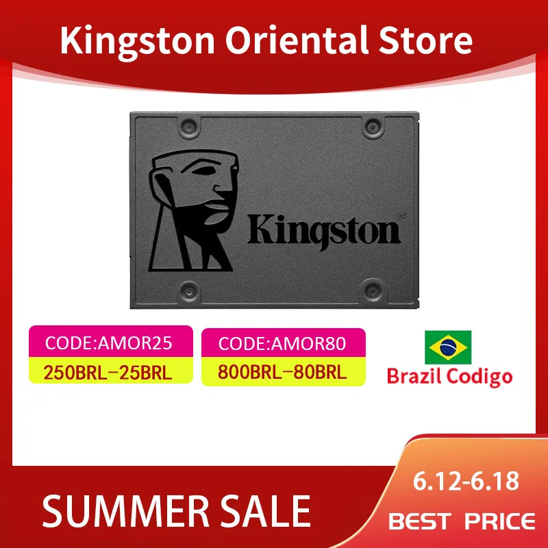 Kingston A400 SSD Internal Solid State Drive 120GB 240GB 480GB 2.5 inch SATA III HDD Hard Disk HD Notebook PC 960GB 500GB 1TB gb